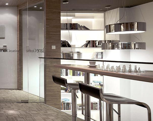 休閑區(qū)辦公室裝修實景圖